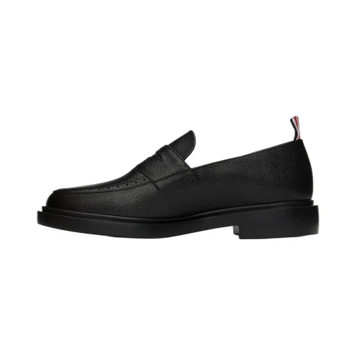 Thom Browne Penny Bar Almond Toe Loafers