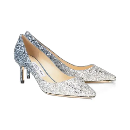 Pointed Logo Heels