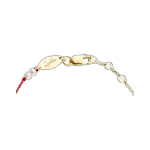 Round Half-Rope And Half-Chain Bracelet