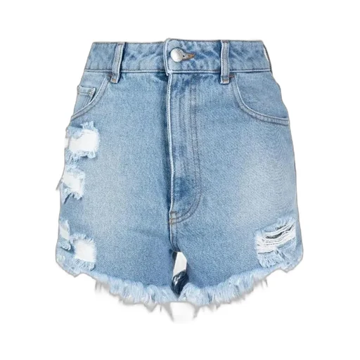 Gcds Distressed Denim Shorts