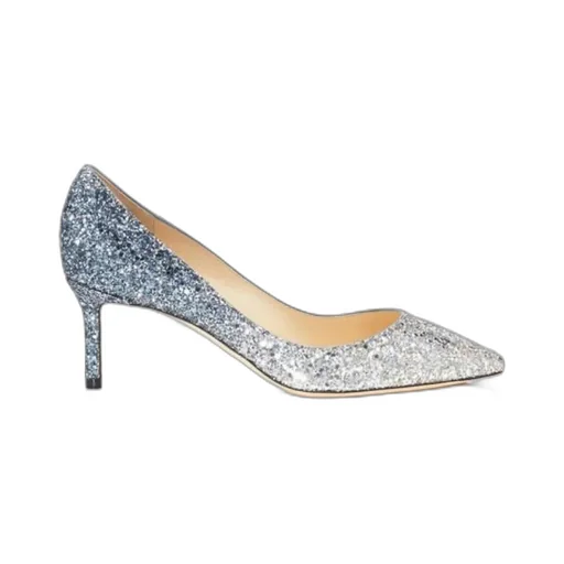 Pointed Logo Heels