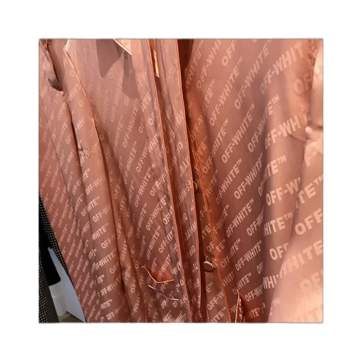 Orange Pink Logo Belt Casual Jacket