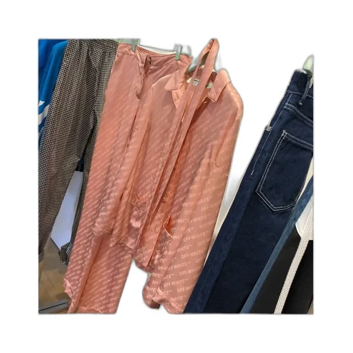 Orange Pink Logo Belt Casual Jacket