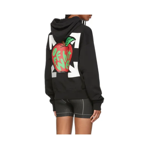 Apple Over Flatlock Hoodie