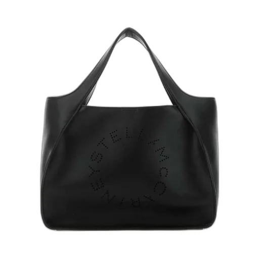 Stella Mccartney Stella Logo Detailed Top Handle Bag