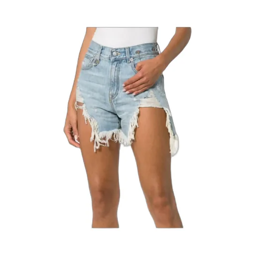 High Waist Denim Shorts