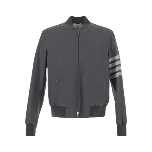 Thom Browne 4-Bar Zipped Bomber Jacket