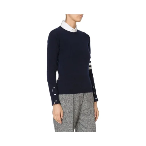 Thom Browne 4-Bar Crewneck Jumper