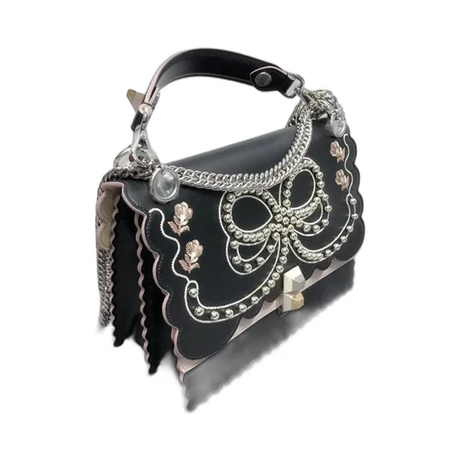 Kan I Rivet Flower Handbag