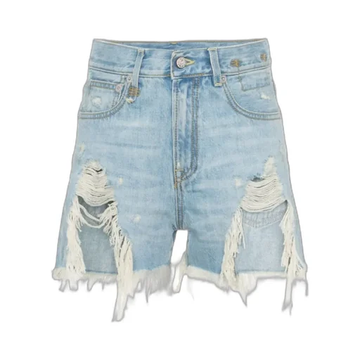 High Waist Denim Shorts