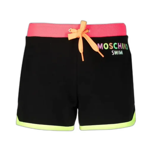 Black Swim Elastic Shorts