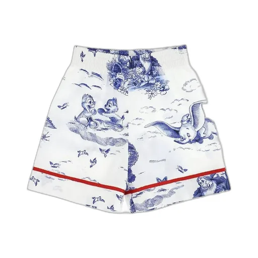 Cartoon-Print Shorts