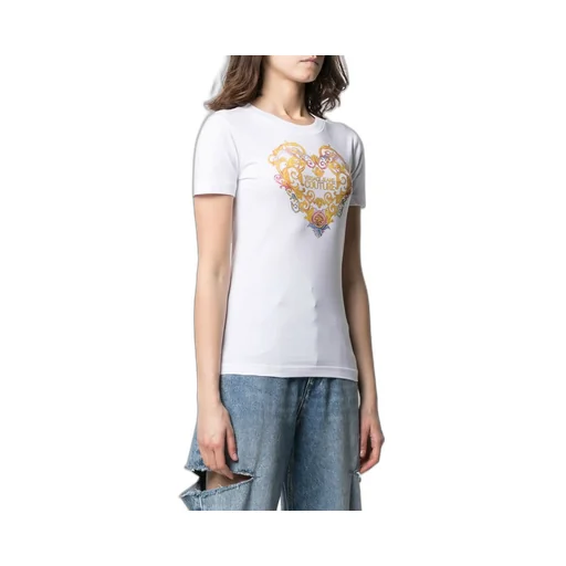 Heart Motif Logo Cotton T-Shirt