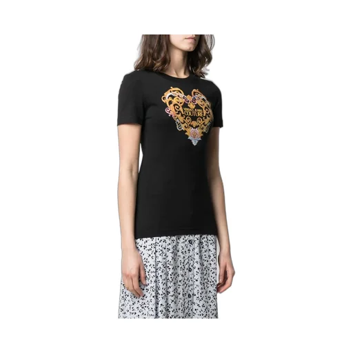 Heart Motif Logo Cotton T-Shirt