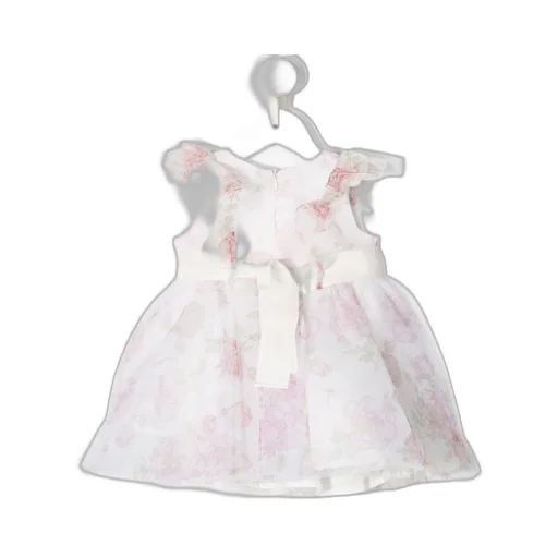 Monnalisa Floral Printed Ruffled Dress