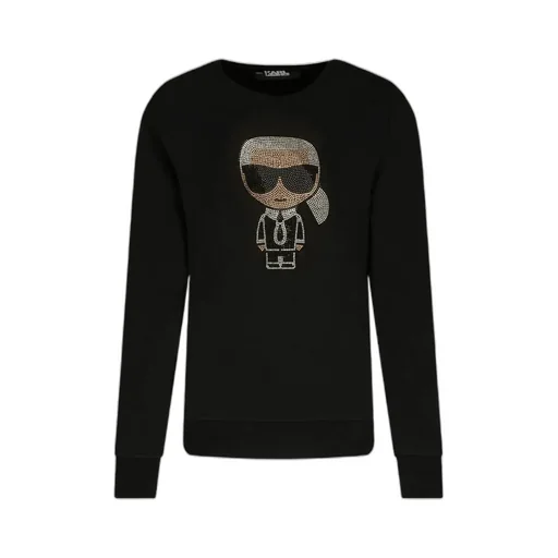 Karl Lagerfeld K/Ikonik Embellished Crewneck Sweatshirt
