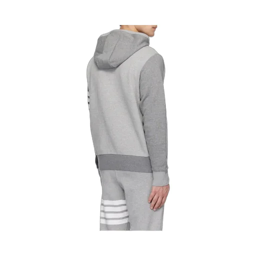 Thom Browne Panelled Drawstring Hoodie