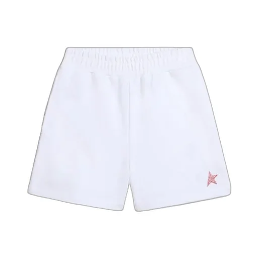 Golden Goose Kids Star Glittered Bermuda Shorts