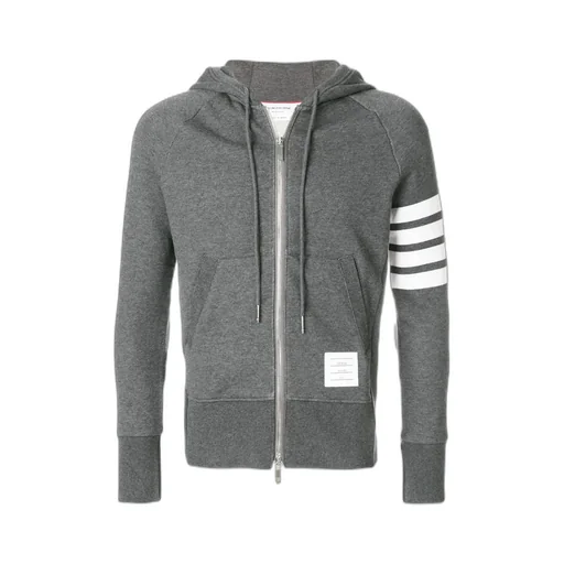 Thom Browne 4-Bar Striped Zipped Jacket