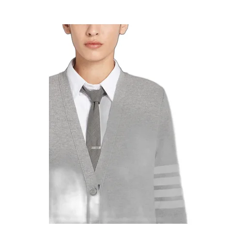 Thom Browne 4-Bar Detail Longline Cardigan