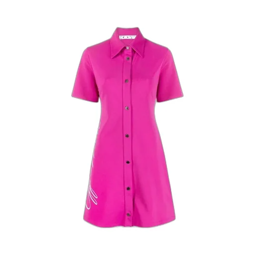 Logo-Print Shirt Dress