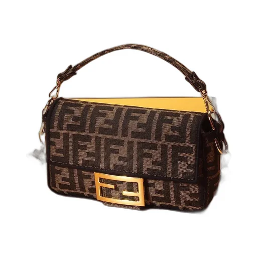 Brown Fabric Bag