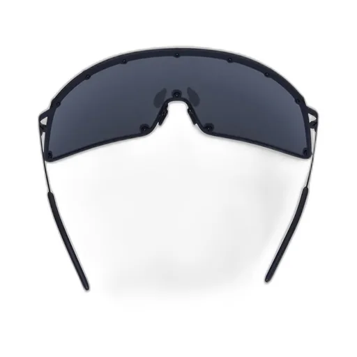 Rick Owens Shield-Style Stainless Steel Frame Sunglasses