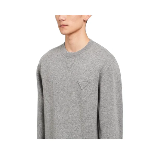 Prada Long Sleeved Crewneck Sweater