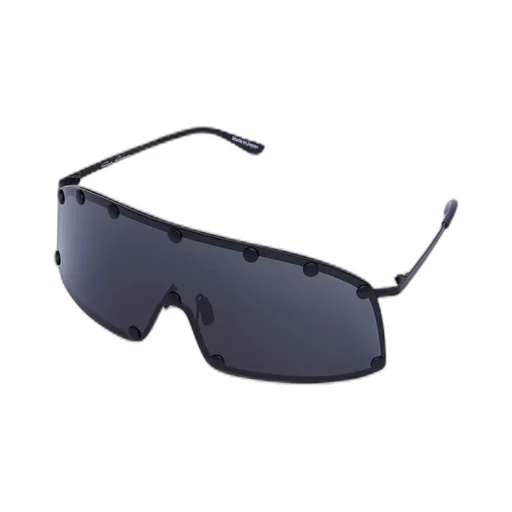 Rick Owens Shield-Style Stainless Steel Frame Sunglasses