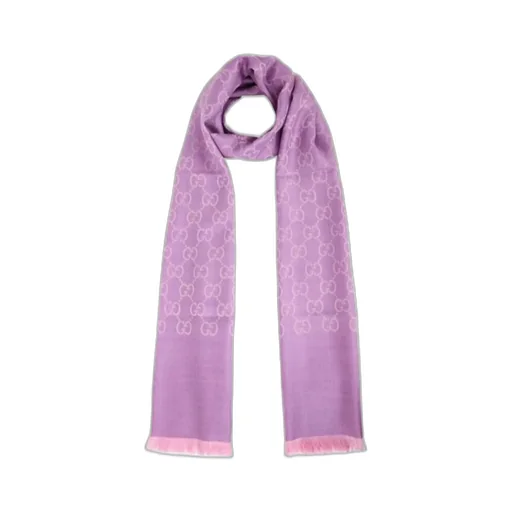 Double G Double-Sided Fringed Scarf