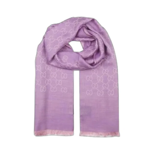 Double G Double-Sided Fringed Scarf