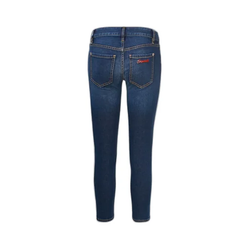 Dsquared2 Logo Appliqu Mid-Rise Cropped Jeans