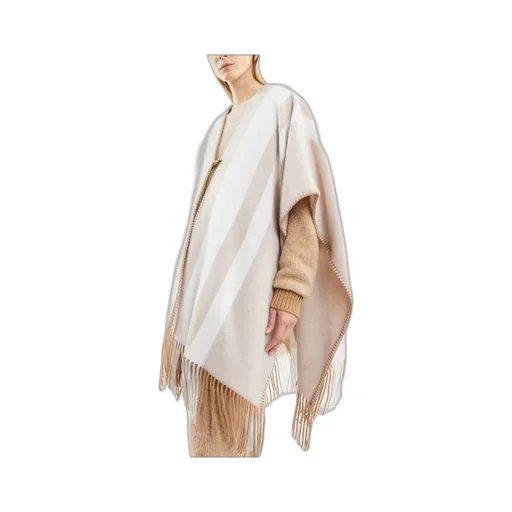 Fay Fringed Hem Hook Cape