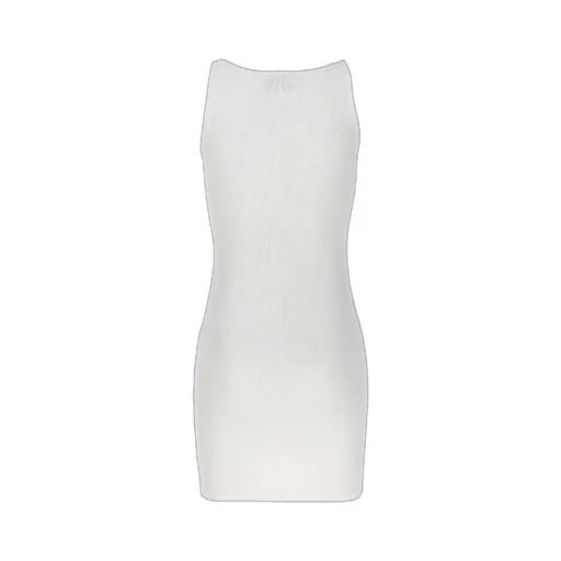 Off-White Logo Embroidered Sleeveless Dress