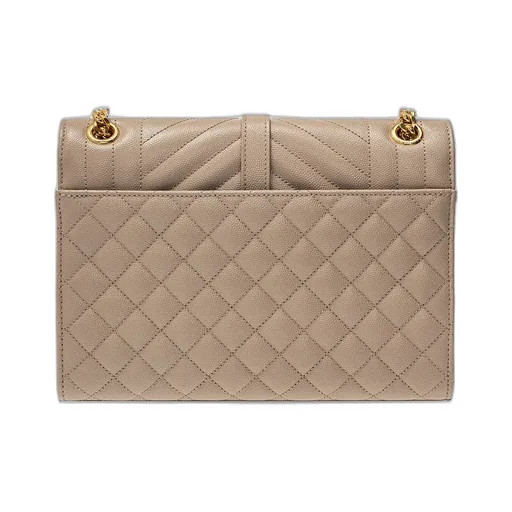 Saint Laurent Matelassé Envelope Medium Shoulder Bag