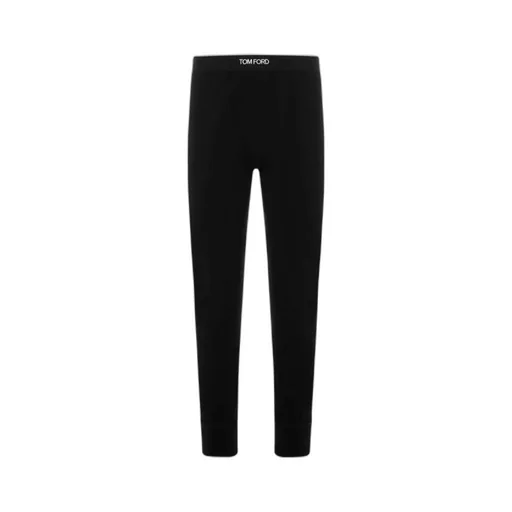 Tom Ford Logo Waistband Slim Cut Leggings