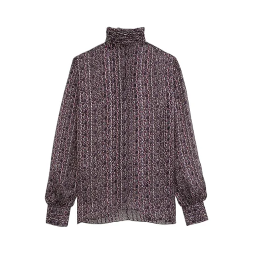 Silk Printed Blouse