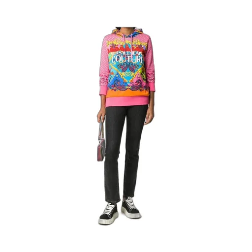Paisley Fantasy Print Hoodie