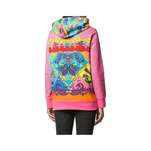 Paisley Fantasy Print Hoodie