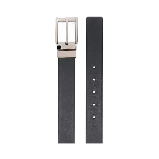 Emporio Armani Logo Engraved Reversible Belt