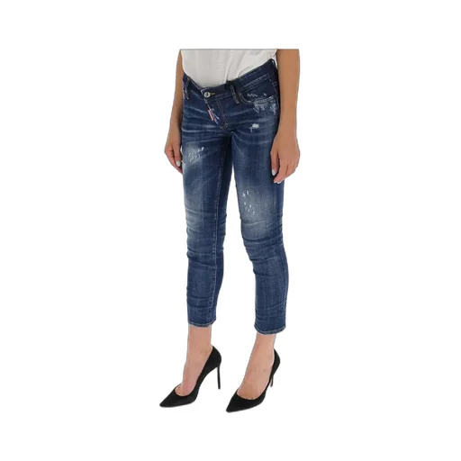 Distressed Low-Rise Jeans