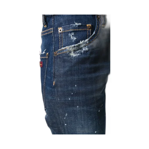 Distressed Slim-Fit Jeans