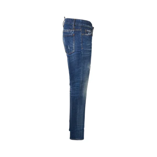 Distressed Low-Rise Jeans