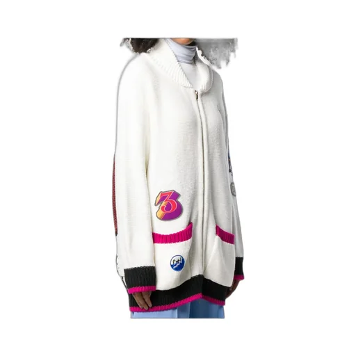 All Together Now Inlaid Knitted Cardigan