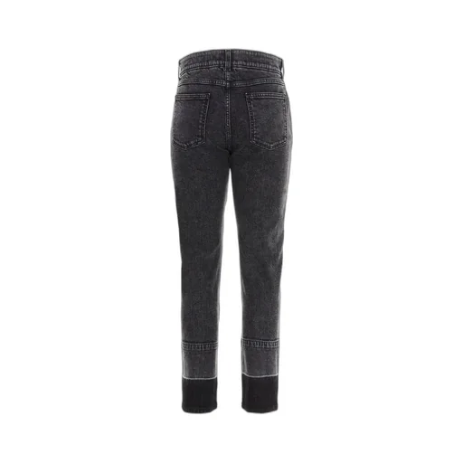 Logo-Stripe Cropped Jeans