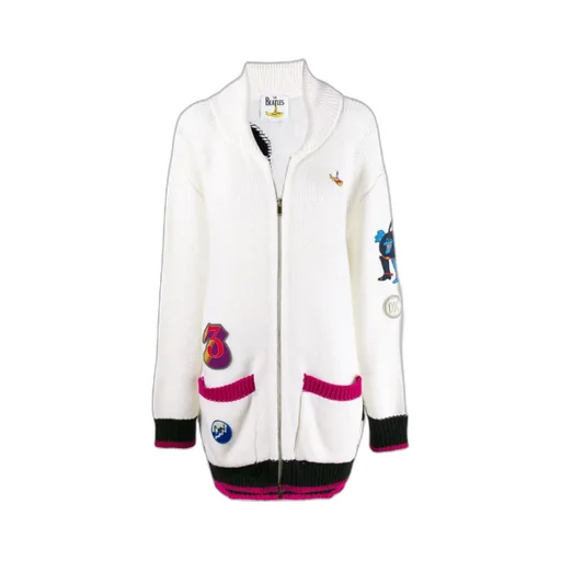 All Together Now Inlaid Knitted Cardigan