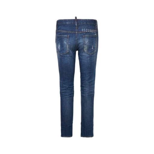 Distressed Low-Rise Jeans