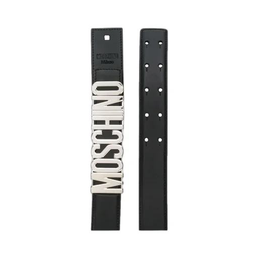 Moschino Logo Lettering Buckle Belt