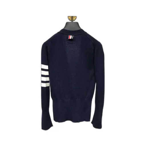 Thom Browne 4-Bar V-Neck Cardigan