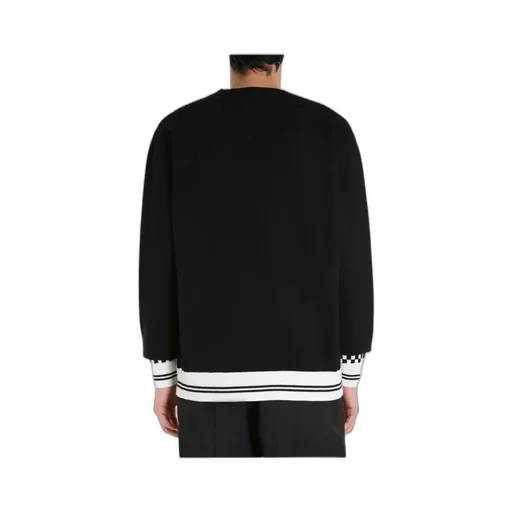 Intarsia-Knit Logo Jumper